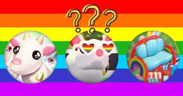 Celebrate With Pride Items In Adopt Me To Find Which Color Of The Rainbow Are You?
